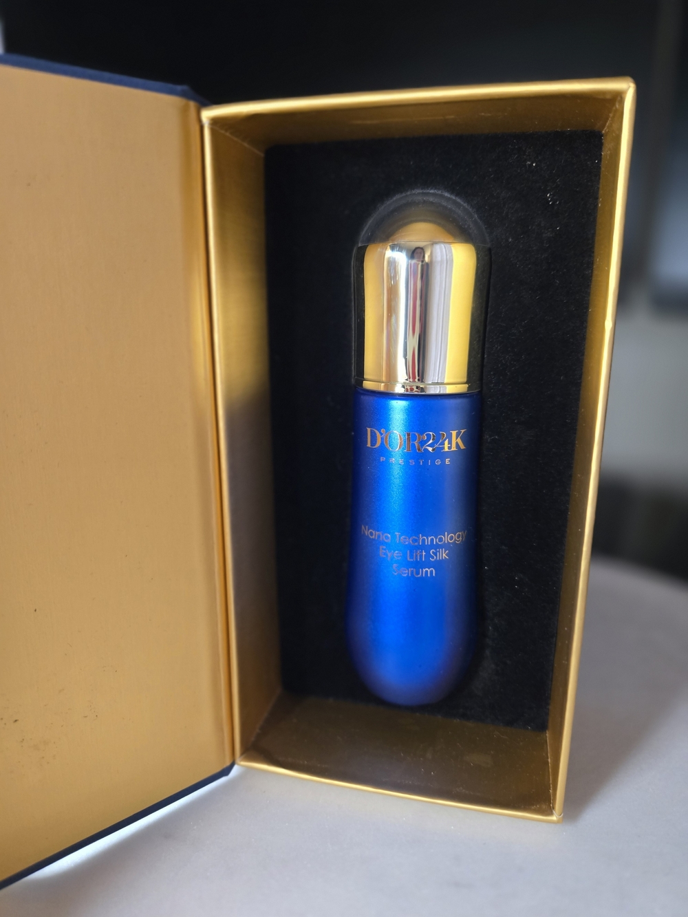 D'OR24K Prestige Nano Technology Eye Lift Silk Serum 1.35oz NIB
